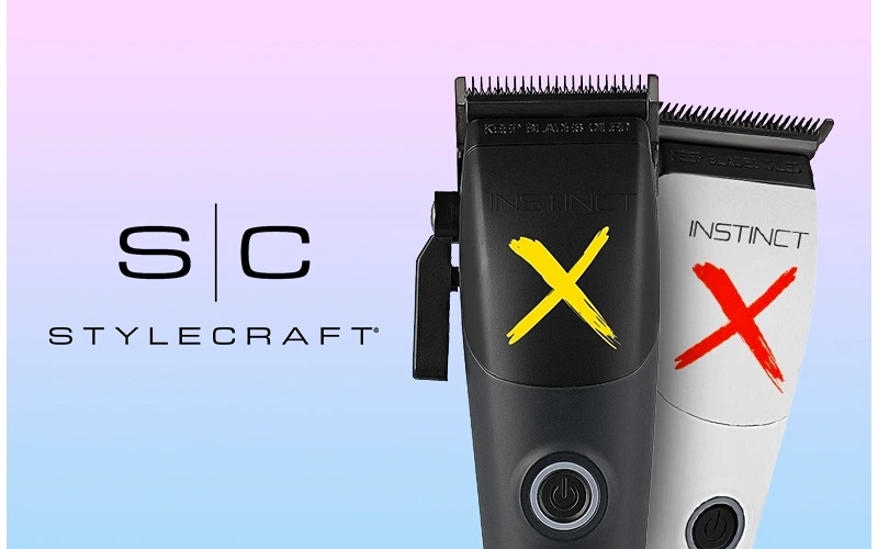 Kampanjbanner för StyleCraft – professionella hårklippningsverktyg och trimmers.